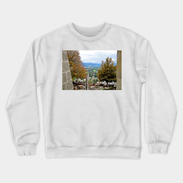 View from Festung Hohensalzburg Crewneck Sweatshirt by bobmeyers